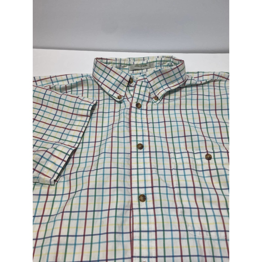 Orvis Short Sleeve Button Down Size Large